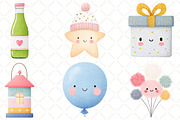 Cute New Year Clip Art, an Illustration by Black Bird Studio (Thumbnail 4 of 6)