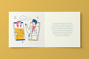 Online therapy illustrations, a Healthcare Illustration by ZP Design (Thumbnail 7 of 8)