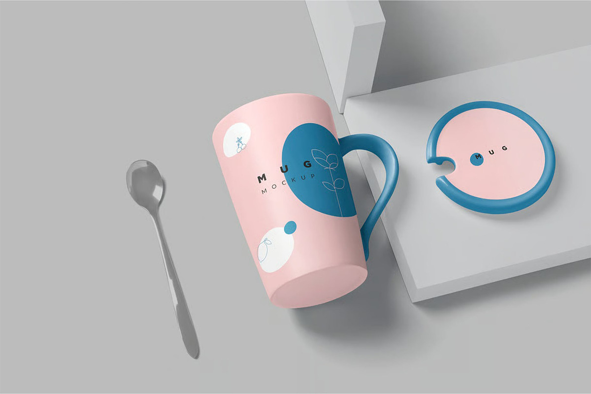 Mug Mockups, a Cups & Container Mockup by megostudi0 (Photo 2 of 6)