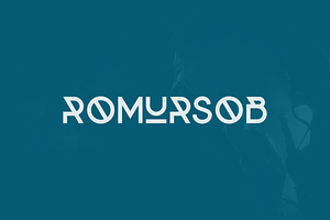 Ropbror - Futuristic Typeface