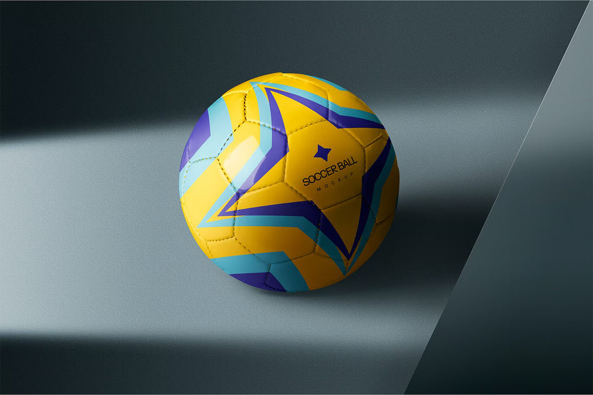 Football Mockup, a Product Mockup by megostudi0 (Photo 3 of 6)