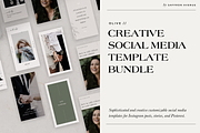 Olive Creative Social Media Template, a Social Media Template by SAFFRON AVENUE (Thumbnail 1 of 5)