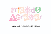 HAPPY RANSOM Boho Floral Cutout Font, a Handwritten Font by Blush Font Co. (Thumbnail 12 of 13)