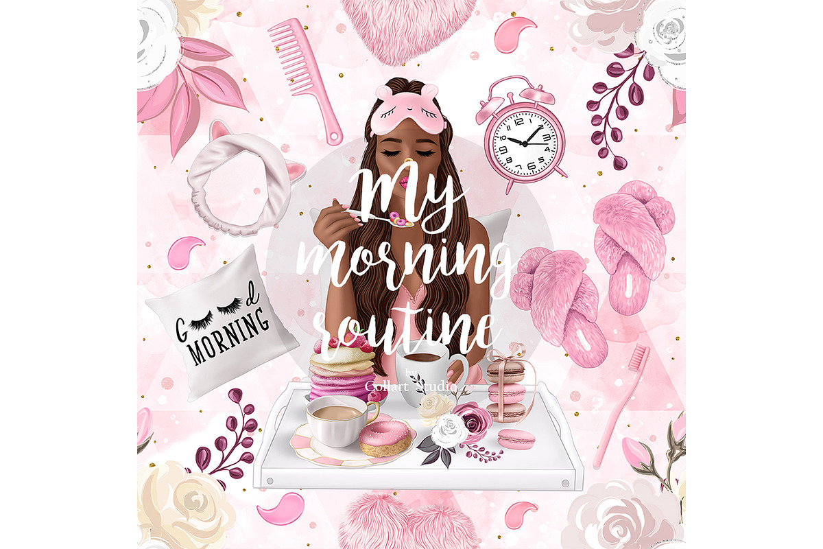 Breakfast digital paper, morning, a Pattern Graphic by Collart Studio (Photo 6 of 6)