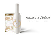 Gold Leaf Design Set, an Object Graphic by Lilac Paperie (Thumbnail 6 of 6)