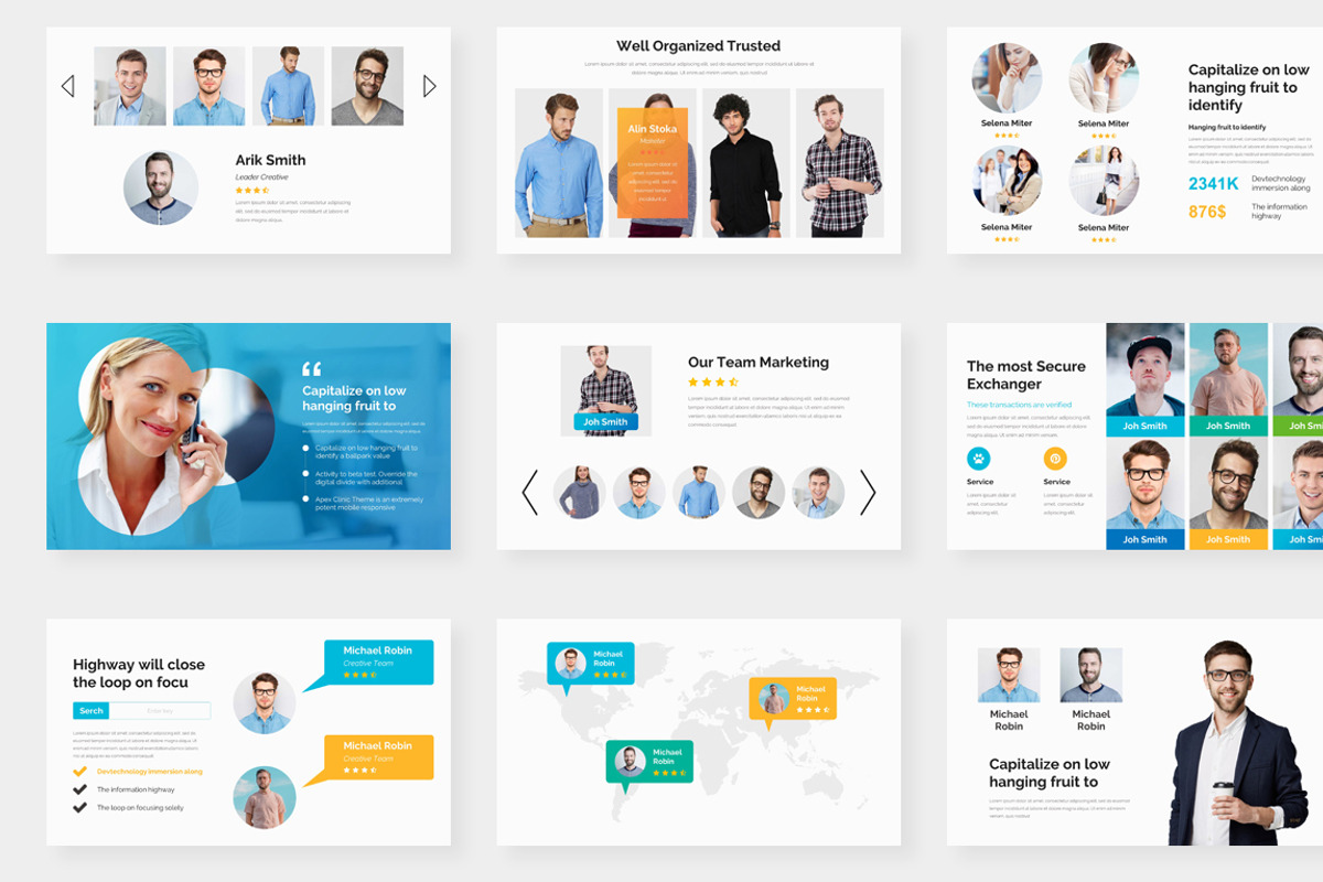 Monthly Goals Pitch Deck Powerpoint, a Presentation Template by One Percent Studio (Photo 11 of 20)