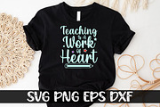 Teaching Is A Work Of Heart, an Object Graphic by SVGCuteShop (Thumbnail 2 of 3)
