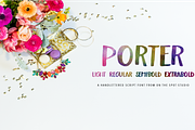 Porter, a Font by OnTheSpotStudio (Thumbnail 1 of 5)