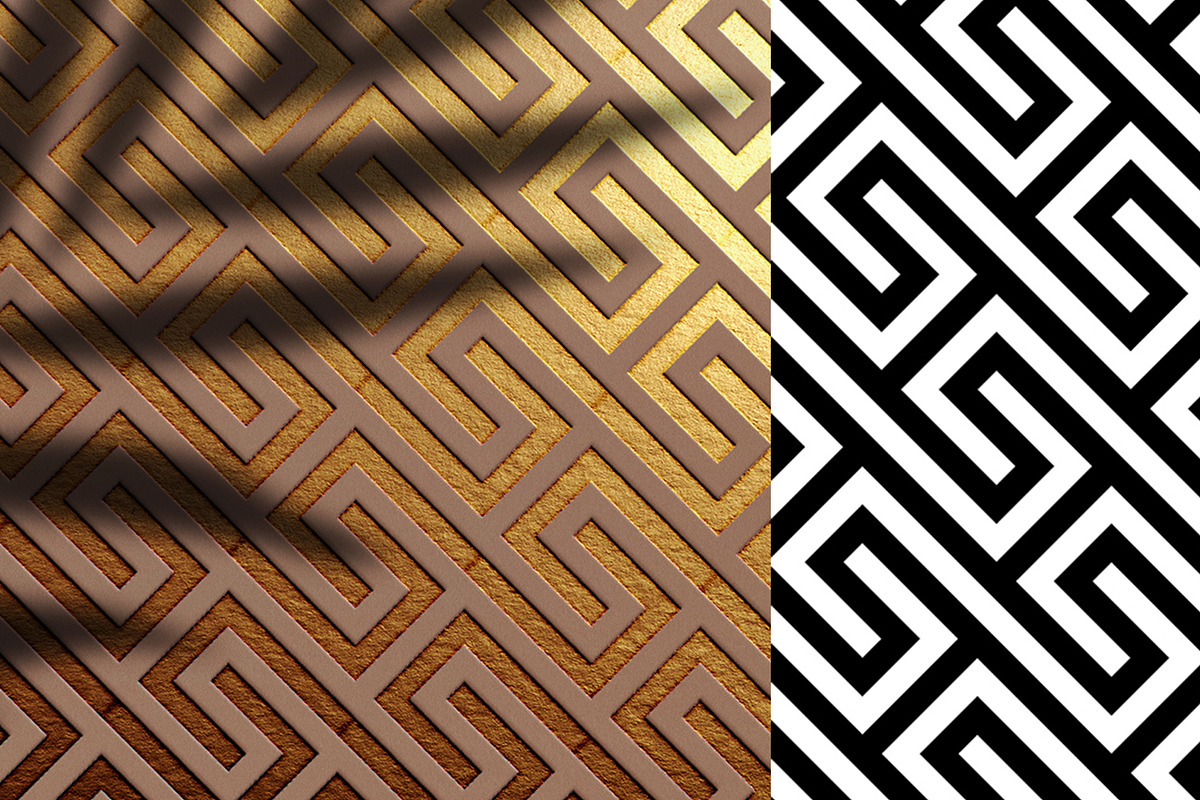 Luxurious Greek Pattern S Letter, a Pattern Graphic by Template Dealer (Photo 3 of 4)