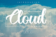 40 Cloud Brushes for Photoshop, a Brush Add-On by Dene Studios (Thumbnail 1 of 13)