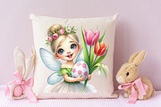 Easter ballerina fairy sublimation, an Illustration by RobertsArt (Thumbnail 7 of 7)