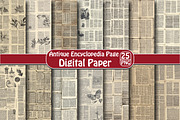 Textured Antique Encyclopedia Page, an Illustration by DreamPrint404 (Thumbnail 1 of 5)