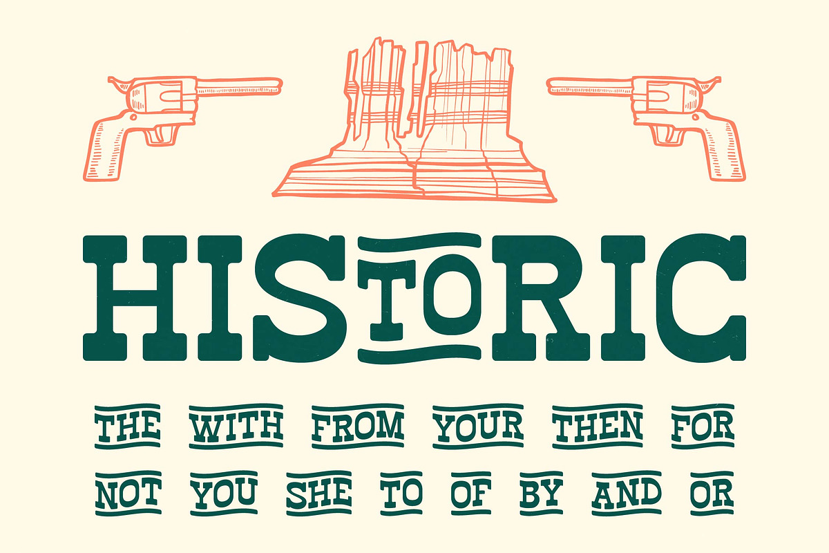 Smoke Grand Western Display Font, a Slab Serif Font by timelesstype.co (Photo 19 of 20)