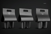 Coffee Cups and Holder Mockup, a Cups & Container Mockup by HelenStock (Thumbnail 7 of 9)