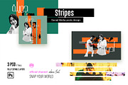 Colorful Stripes Social Media Design, a Social Media Template by Yeba S (Thumbnail 2 of 6)