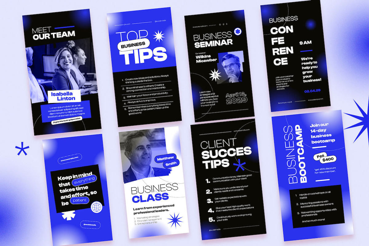 Grotesque Business Instagram Set, a Social Media Template by Aiyari Graphic (Photo 3 of 5)