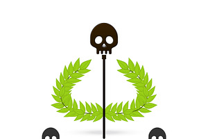 Skull Symbol Of Greek God Hades