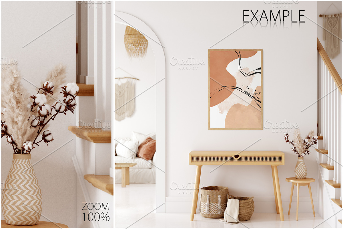 Frame & Wall Mockup Bundle - 7, a Print Template by Yuri-U (Photo 18 of 27)