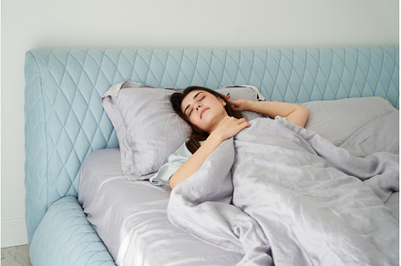 Beautiful woman sleeping in comfort, a Person Photo by Ksenia Neyman