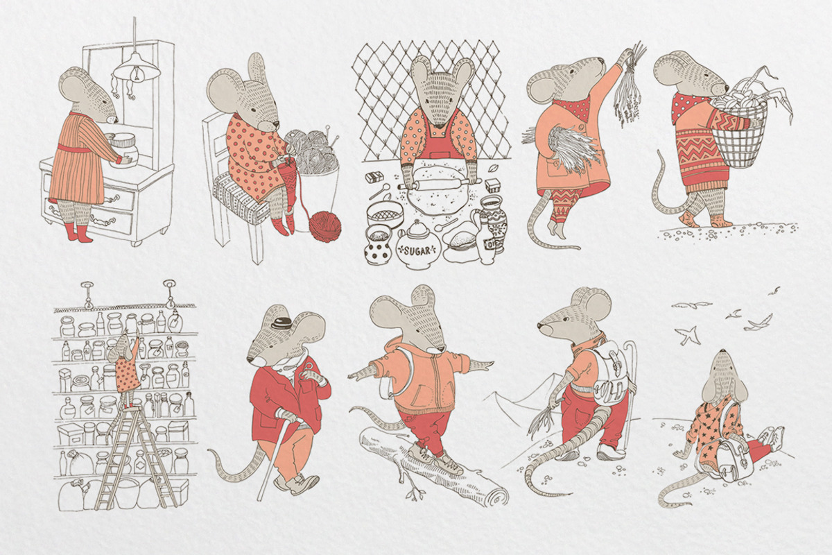 Vector animals., an Animal Illustration by katyabuslaeva (Photo 3 of 3)