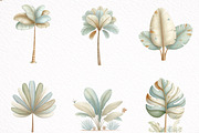 Watercolor Tropical Leaves, Summer, an Illustration by DreamArtGraphic (Thumbnail 7 of 7)