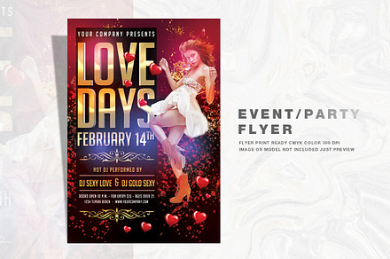 Love Days Valentine Flyer
