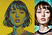 Pop Line Art Photo Effects, an Action Add-On by Amorjesu.com (Thumbnail 7 of 43)