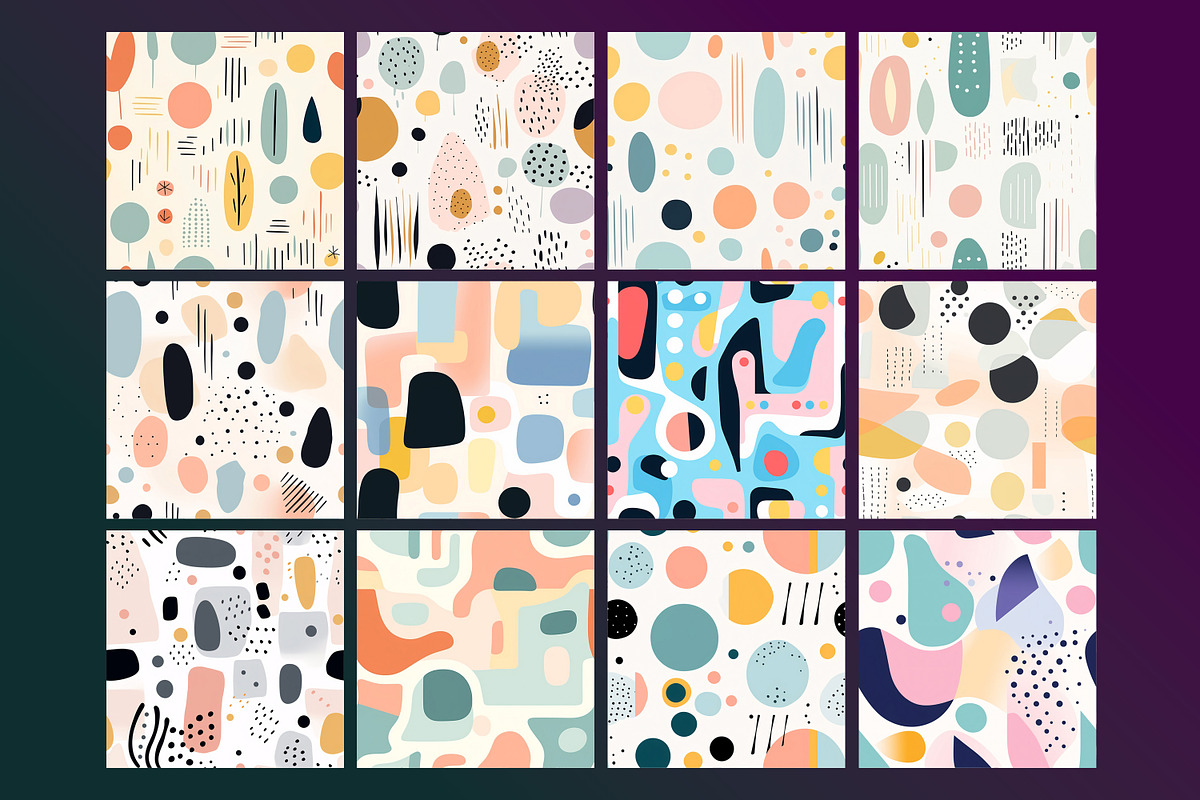 Boho Pastel Seamless Pattern, a Pattern Graphic by Forhadx5 (Photo 8 of 12)