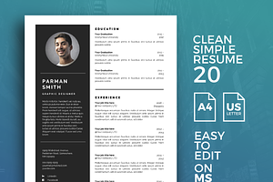 Resume Template 20