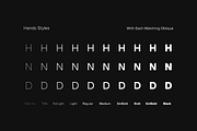 Hando; 20 Fonts of Sans Serif, a Sans Serif Font by Eko Bimantara (Thumbnail 3 of 7)