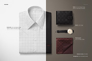 Dress Shirt Pocket Square Mockup, a Shirt Mockup by Creatsy (Thumbnail 3 of 5)