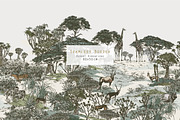 Safari. Seamless Patterns + Panorama, a Pattern Graphic by Irina Dolgikh (Thumbnail 12 of 21)