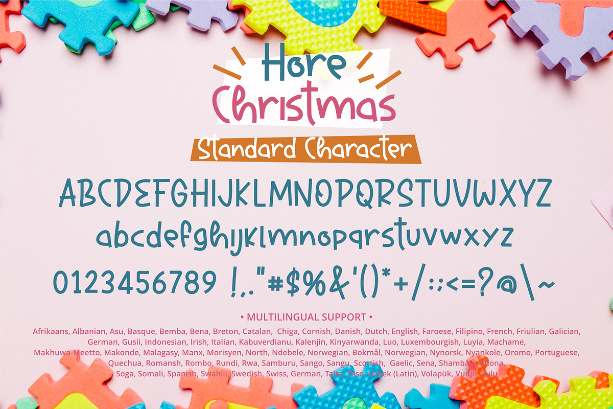Hore Christmas Font, a Script Font by Mabhal Studio (Photo 6 of 7)