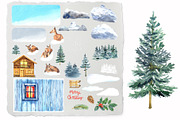 Winter Forest, an Animal Illustration by JennyColorArt (Thumbnail 4 of 6)
