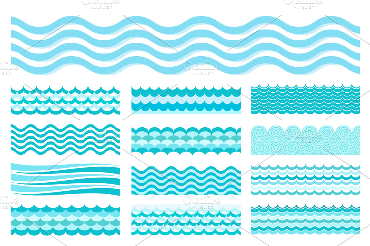 Collection of Marine Wave, an Object Graphic by Tori Design (Photo 2 of 3)