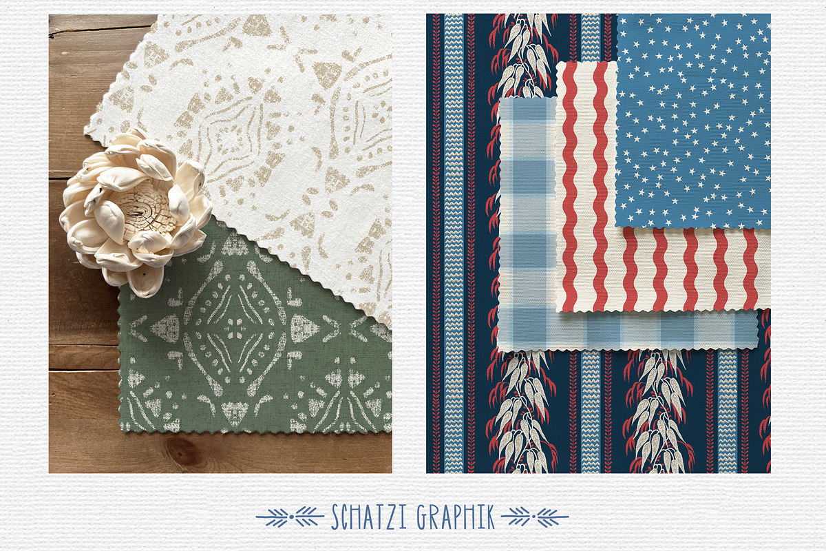 Fabric Swatch Mockup for POD fabrics, a Household Mockup by Schatzi Graphik (Photo 5 of 6)