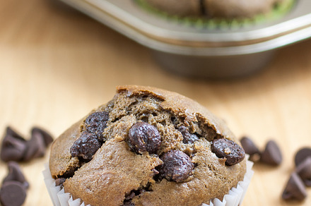 Chocolate Chocolate Chip Muffin Featuring Chocolate Chips And Morsels preview 5