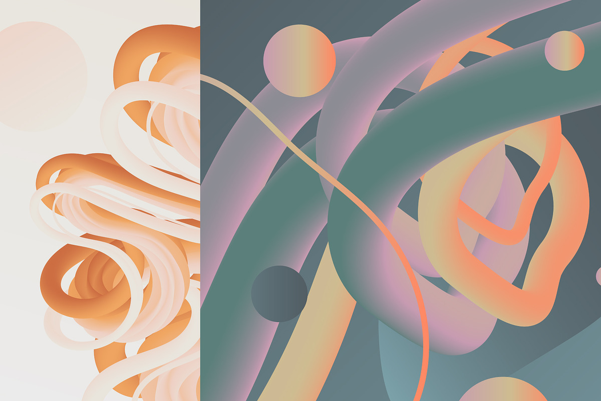 Colorful 3D Gradient Backgrounds, a Background Graphic by Léo Alexandre (Photo 10 of 14)