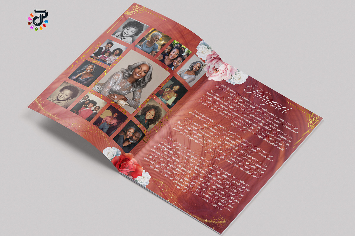 Elegant Canva Obituary Template, a Brochure Template by Protech Design ENT (Photo 6 of 9)