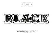 Black Text Effect Layout, a Layer Style Add-On by CreativeShaper (Thumbnail 1 of 2)