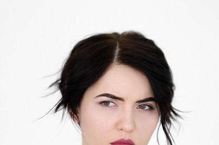 emotion face sad depressed gloomy low spirit woman, a Person Photo by Photo Drive Studio