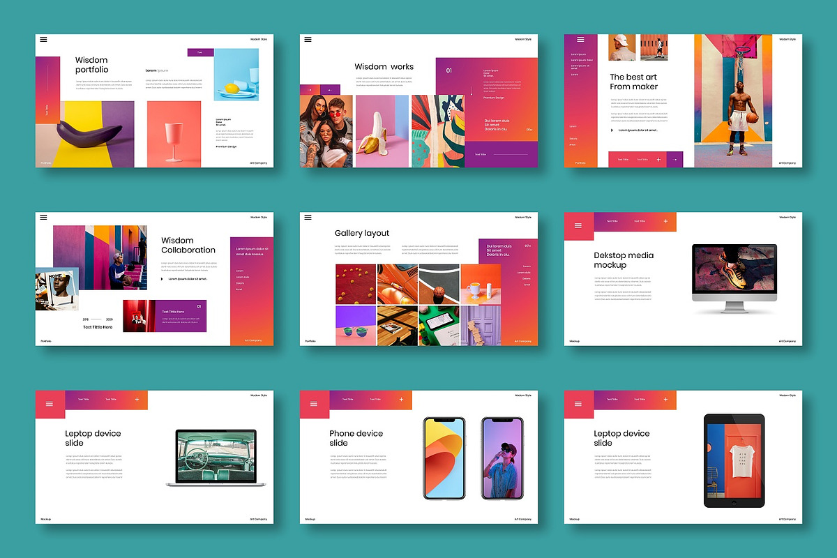Wisdom - Business Google Slide, a Presentation Template by Dens Creative Studio (Photo 4 of 6)
