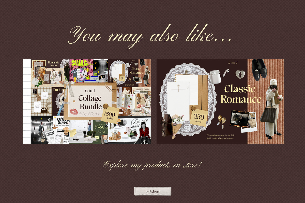 250+ Romantic Inspo Collage Pack, an Object Graphic by Feelsoul (Photo 9 of 9)