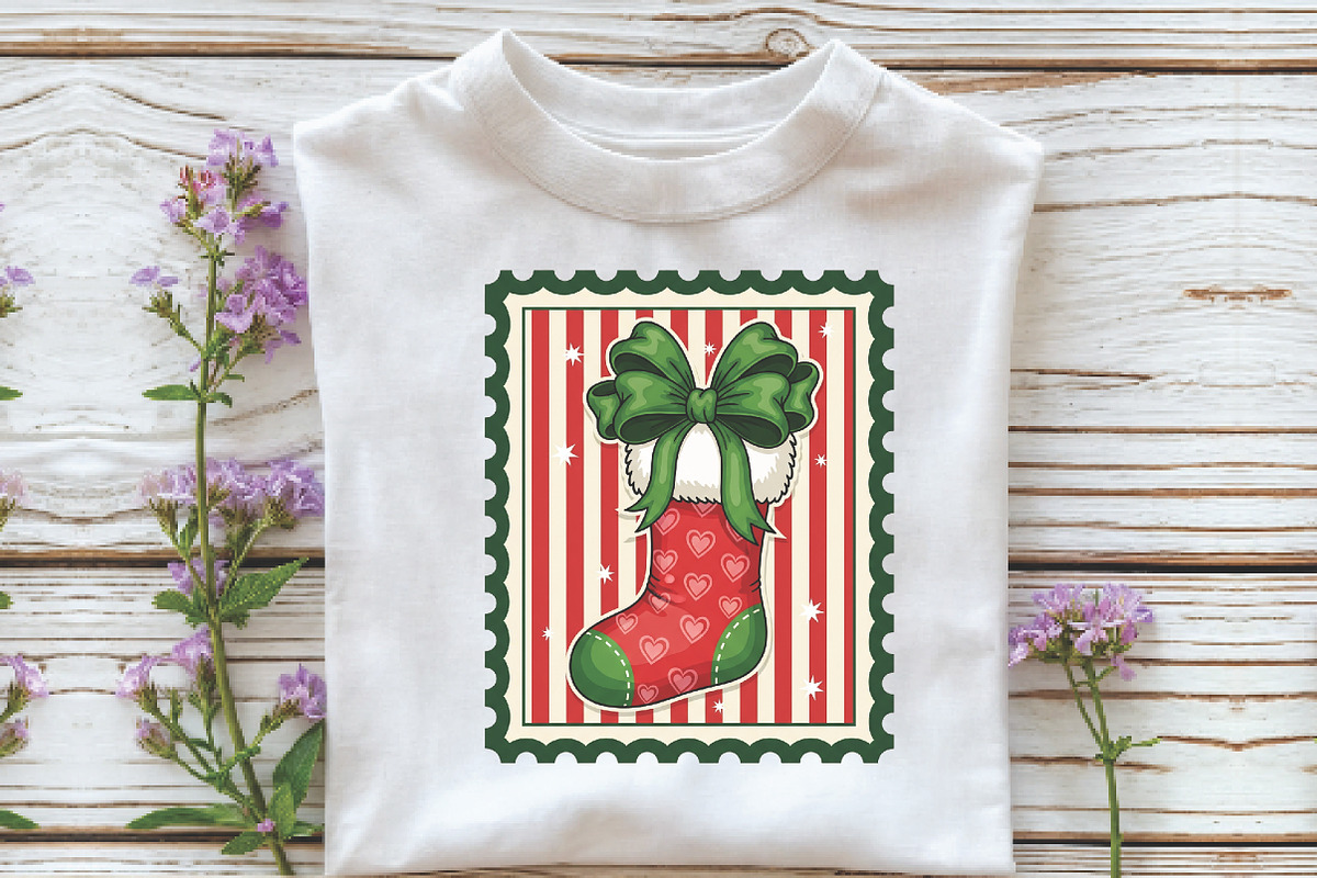 Christmas Stocks Coquette Stamps Png, an Illustration by Libby Wishes (Photo 5 of 5)
