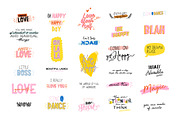 Girl Power Clipart & Quotes BUNDLE, a Graphic by Ruslana Lubenets (Thumbnail 30 of 53)