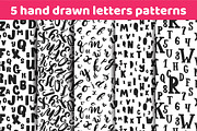 Alphabet letters seamless patterns, a Pattern Graphic by Tumana_Net (Thumbnail 1 of 6)