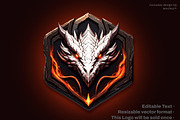 Fire Medieval Dragon Logo Emblem, a Branding & Logo Template by Maioriz Shop (Thumbnail 1 of 3)