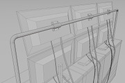 3D Model Multi Computer Monitor, an Object 3D Model by mrfauzi (Thumbnail 7 of 7)