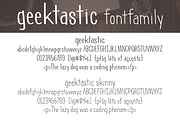 Geektastic Font Family, a Sans Serif Font by Brittney Murphy Design (Thumbnail 2 of 5)