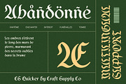 CS Quicker – Blackletter Font, a Blackletter Font by Craft Supply Co. (Thumbnail 7 of 8)